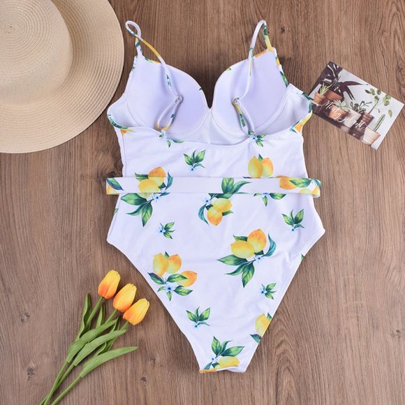 🍋Lemon Print🍋 One-piece Swimsuit - Picture 4 of 6